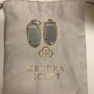 Kendra Scott Elle earrings, light grey